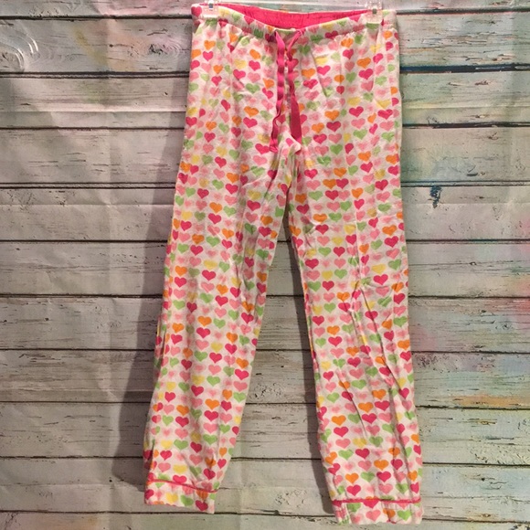blu chic Intimates & Sleepwear Colored Heart Pajama Pants Poshmark